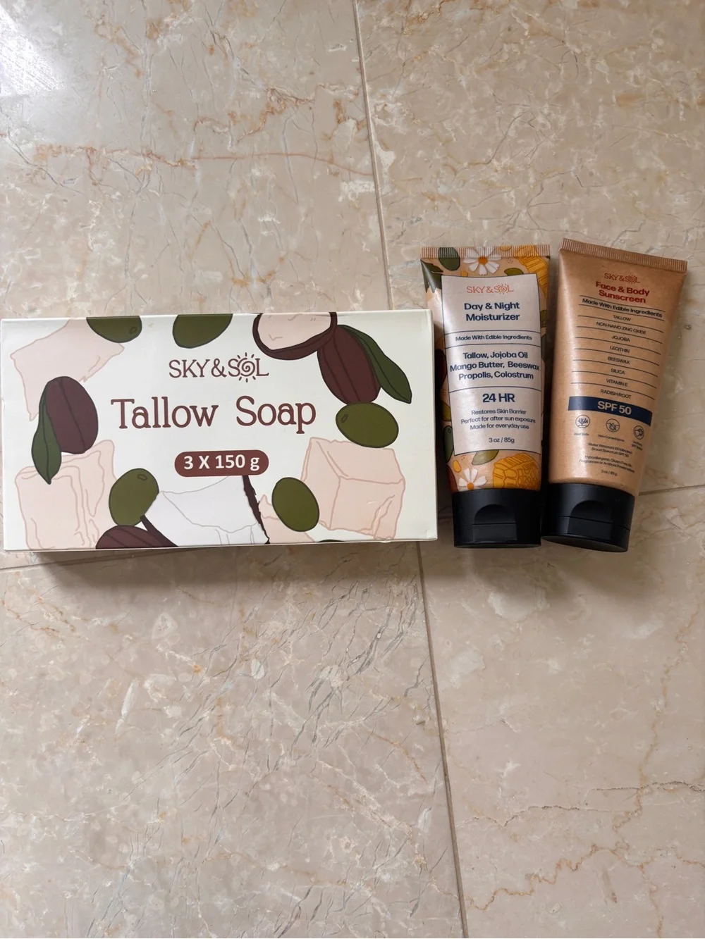 Tallow bundle Soap+ sunscreen - Picture 1 of 4